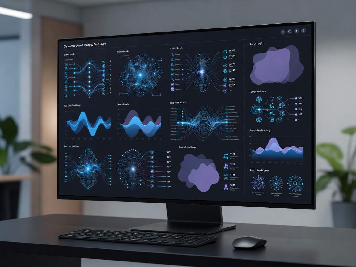 Generative Search Strategy Dashboard Interface